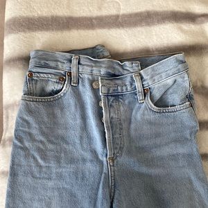 Agolde cross cross jeans